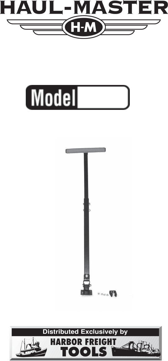 Harbor Freight Swivel Handle For Wooden Dolly Product Manual 94354