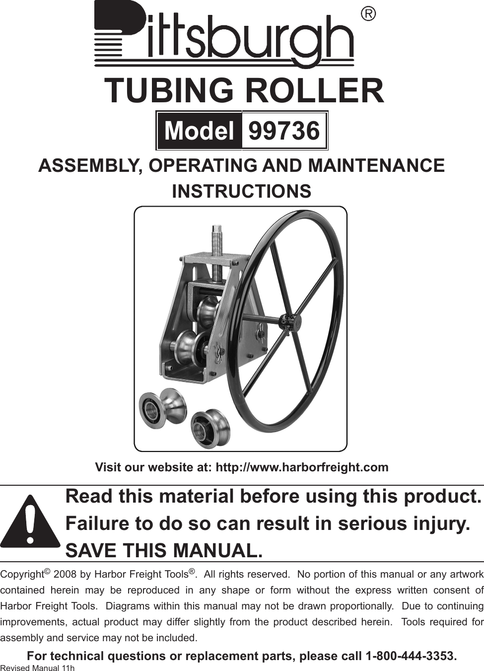 Harbor Freight Tubing Roller