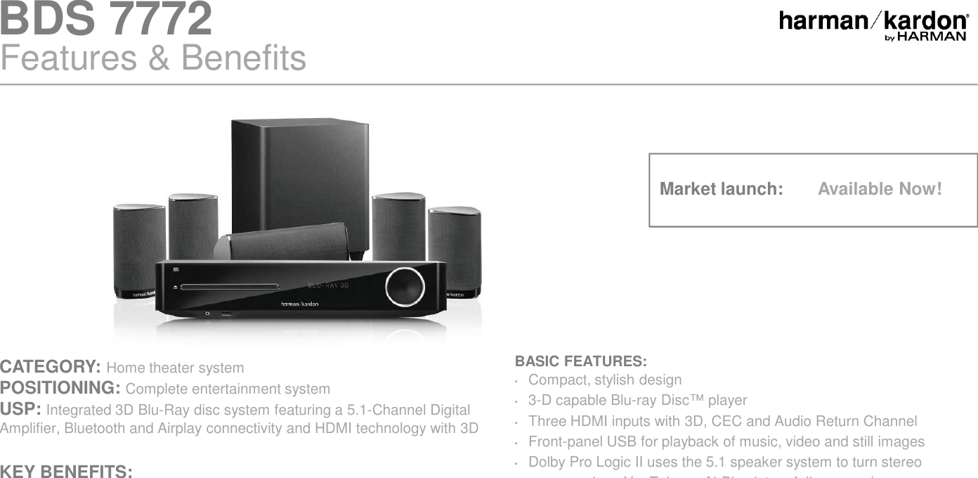 harman kardon bds 7772