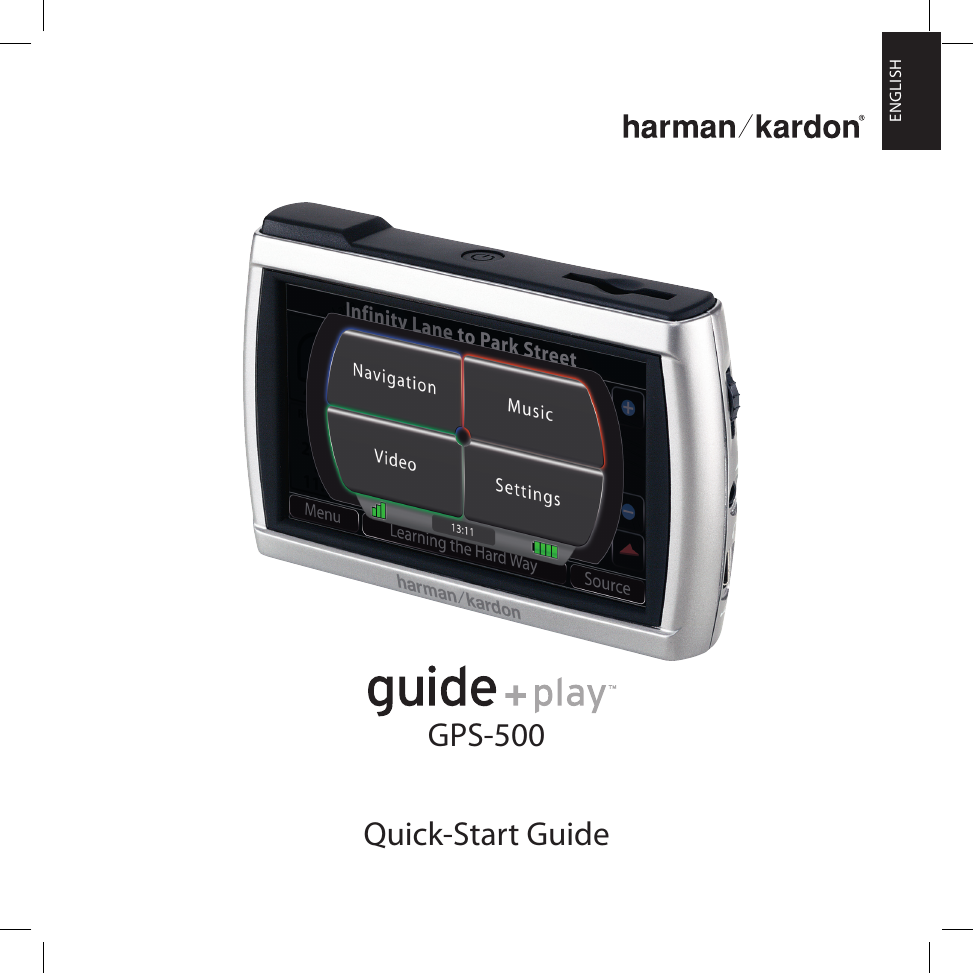 Page 1 of 12 - Harman-Kardon Harman-Kardon-Gps-500-Users-Manual- 32384_GPS500_QuickStart_UK  Harman-kardon-gps-500-users-manual
