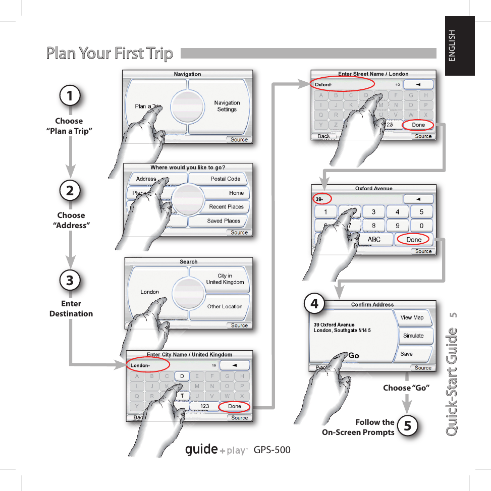 Page 5 of 12 - Harman-Kardon Harman-Kardon-Gps-500-Users-Manual- 32384_GPS500_QuickStart_UK  Harman-kardon-gps-500-users-manual