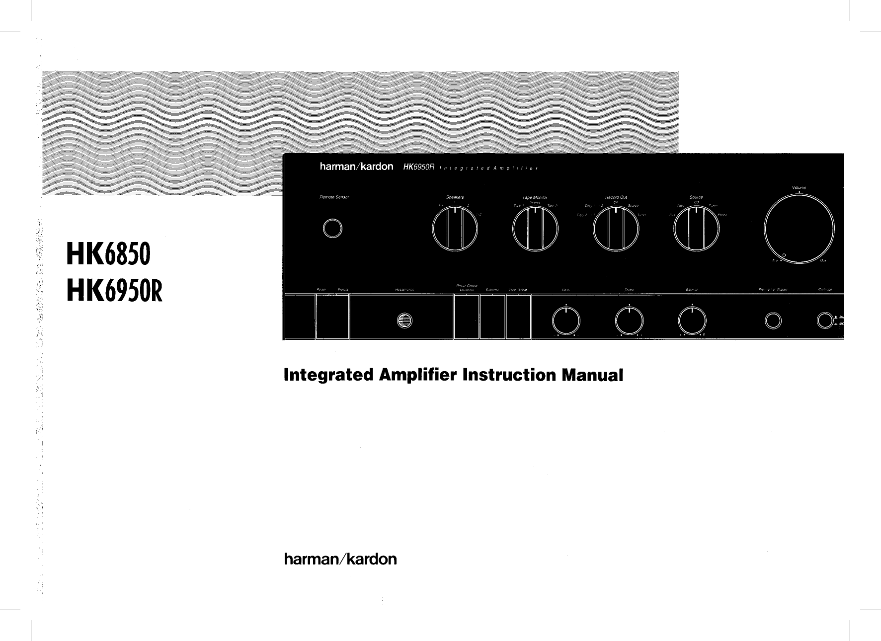 Page 1 of 12 - Harman-Kardon Harman-Kardon-Hk6850-Users-Manual- PAGE01.TIF  Harman-kardon-hk6850-users-manual