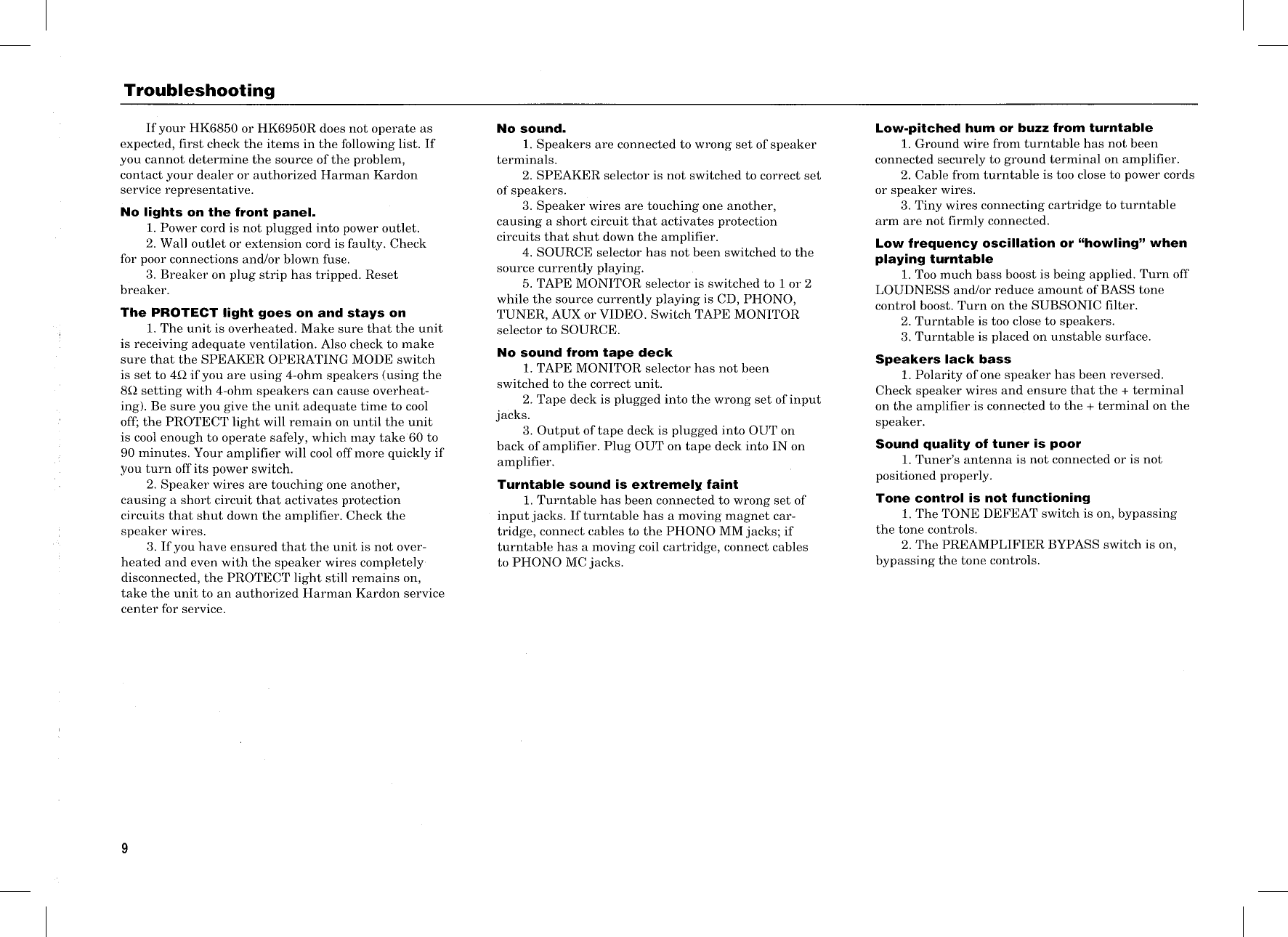 Page 10 of 12 - Harman-Kardon Harman-Kardon-Hk6850-Users-Manual- PAGE01.TIF  Harman-kardon-hk6850-users-manual