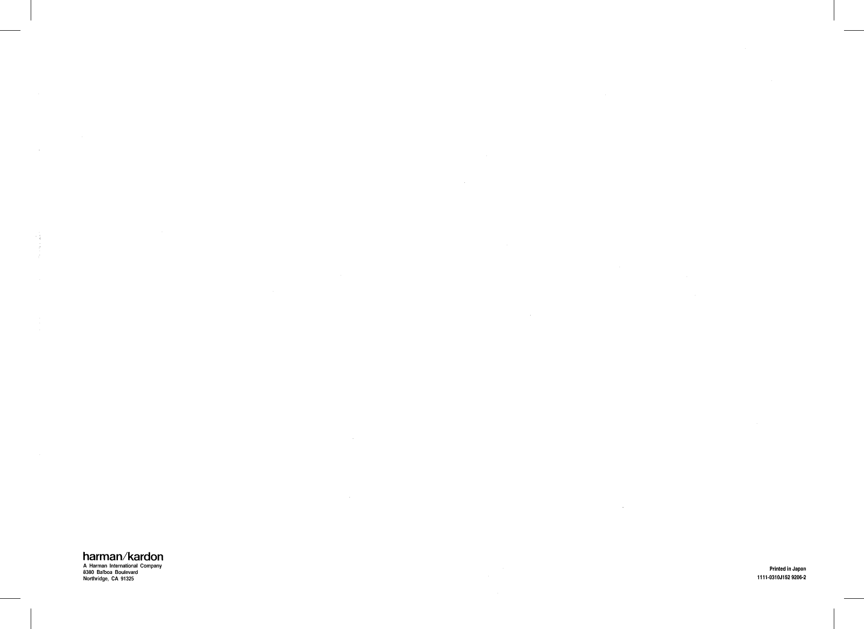 Page 12 of 12 - Harman-Kardon Harman-Kardon-Hk6850-Users-Manual- PAGE01.TIF  Harman-kardon-hk6850-users-manual