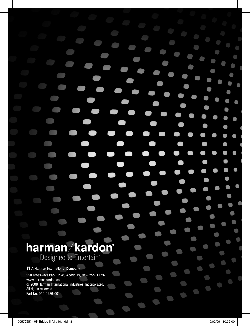Page 8 of 8 - Harman-Kardon Harman-Kardon-The-Bridge-Ii-Users-Manual-  Harman-kardon-the-bridge-ii-users-manual