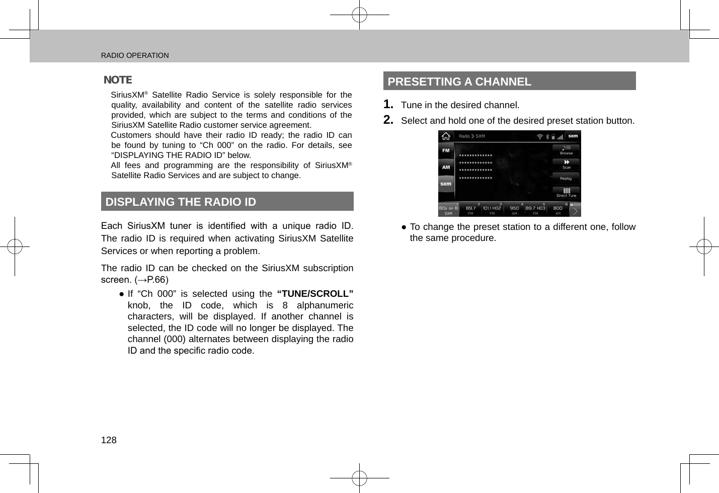 Page 129 of Harman BE2818 Automotive Infotainment Unit with Bluetooth User Manual 