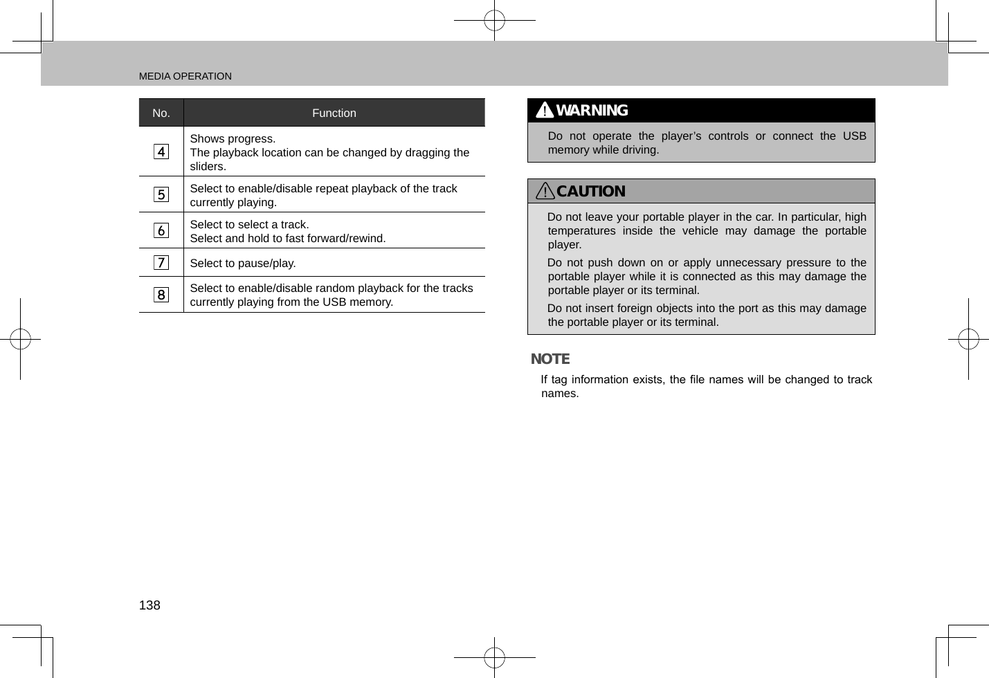 Page 139 of Harman BE2818 Automotive Infotainment Unit with Bluetooth User Manual 