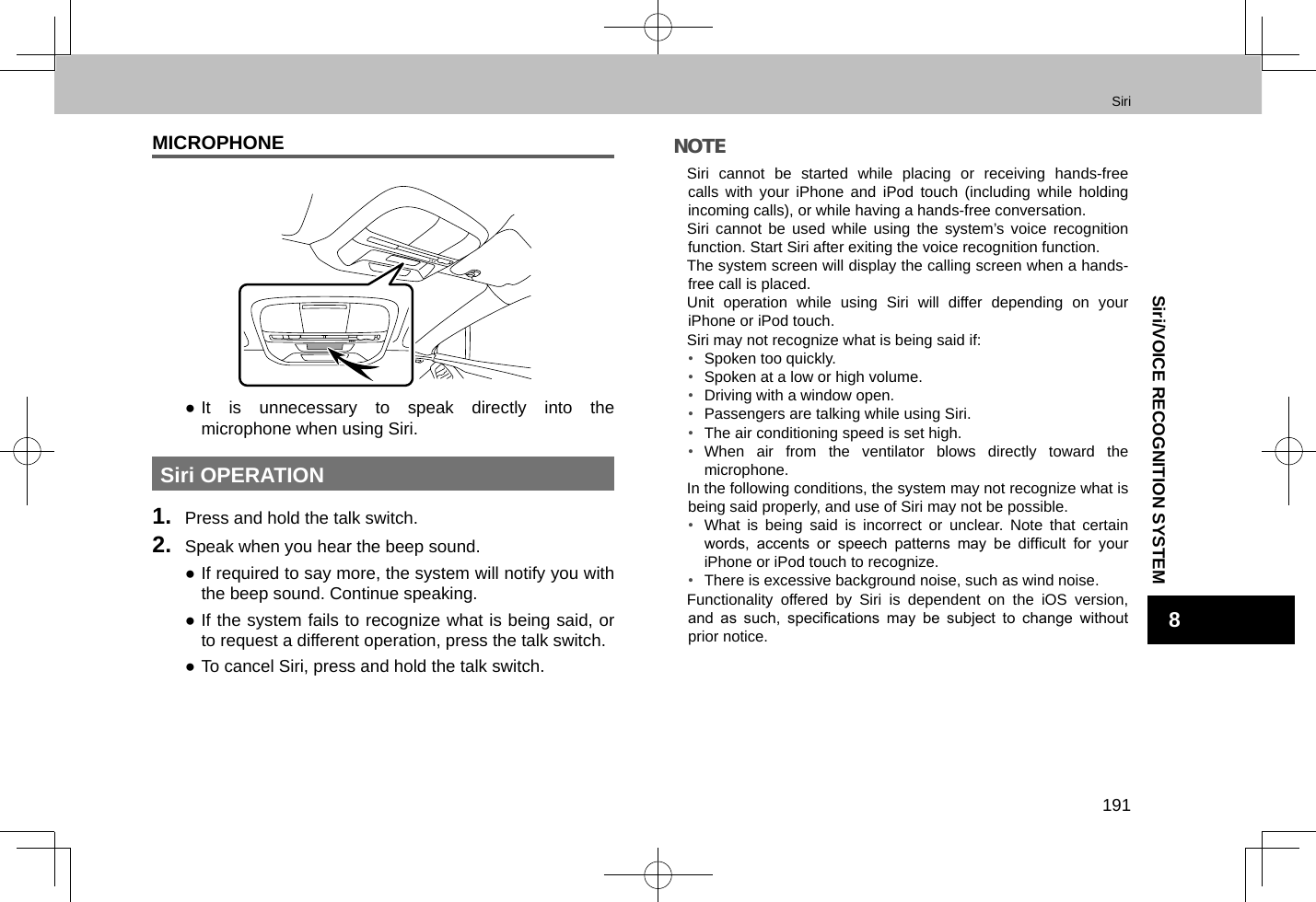 Page 192 of Harman BE2818 Automotive Infotainment Unit with Bluetooth User Manual 