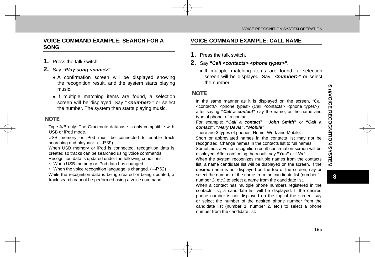 Page 196 of Harman BE2818 Automotive Infotainment Unit with Bluetooth User Manual 