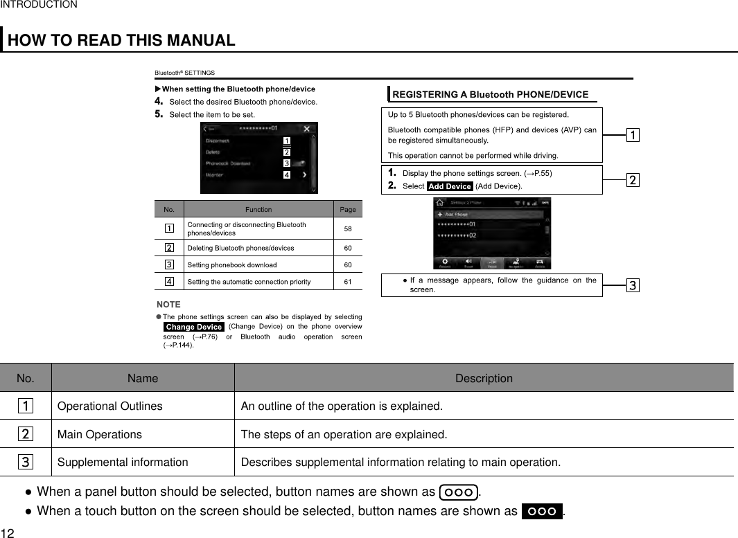 Page 10 of Harman BE2840 Automotive Infotainment Unit with Bluetooth User Manual 1