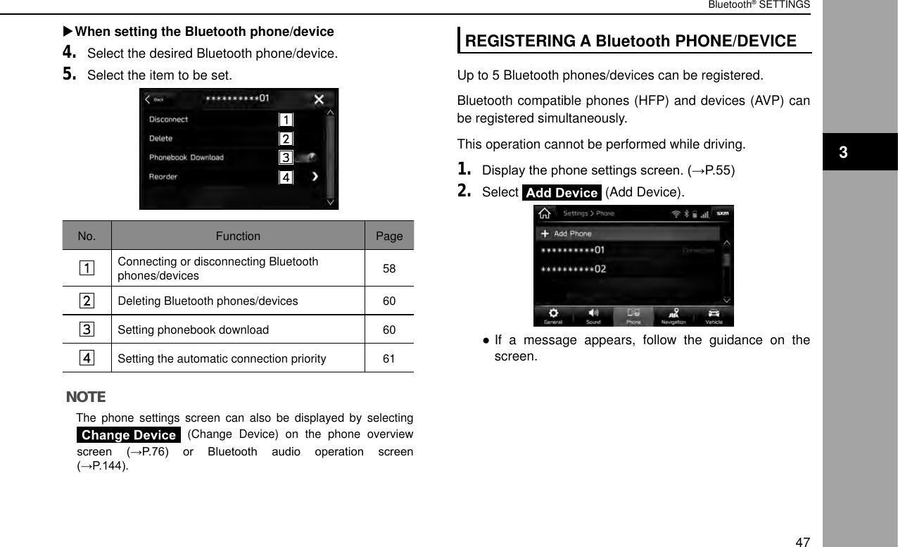 Page 10 of Harman BE2840 Automotive Infotainment Unit with Bluetooth User Manual 3