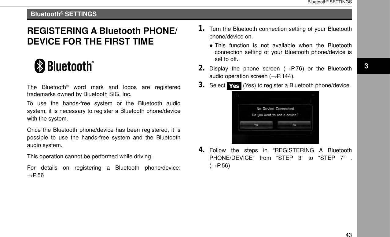 Page 6 of Harman BE2840 Automotive Infotainment Unit with Bluetooth User Manual 3