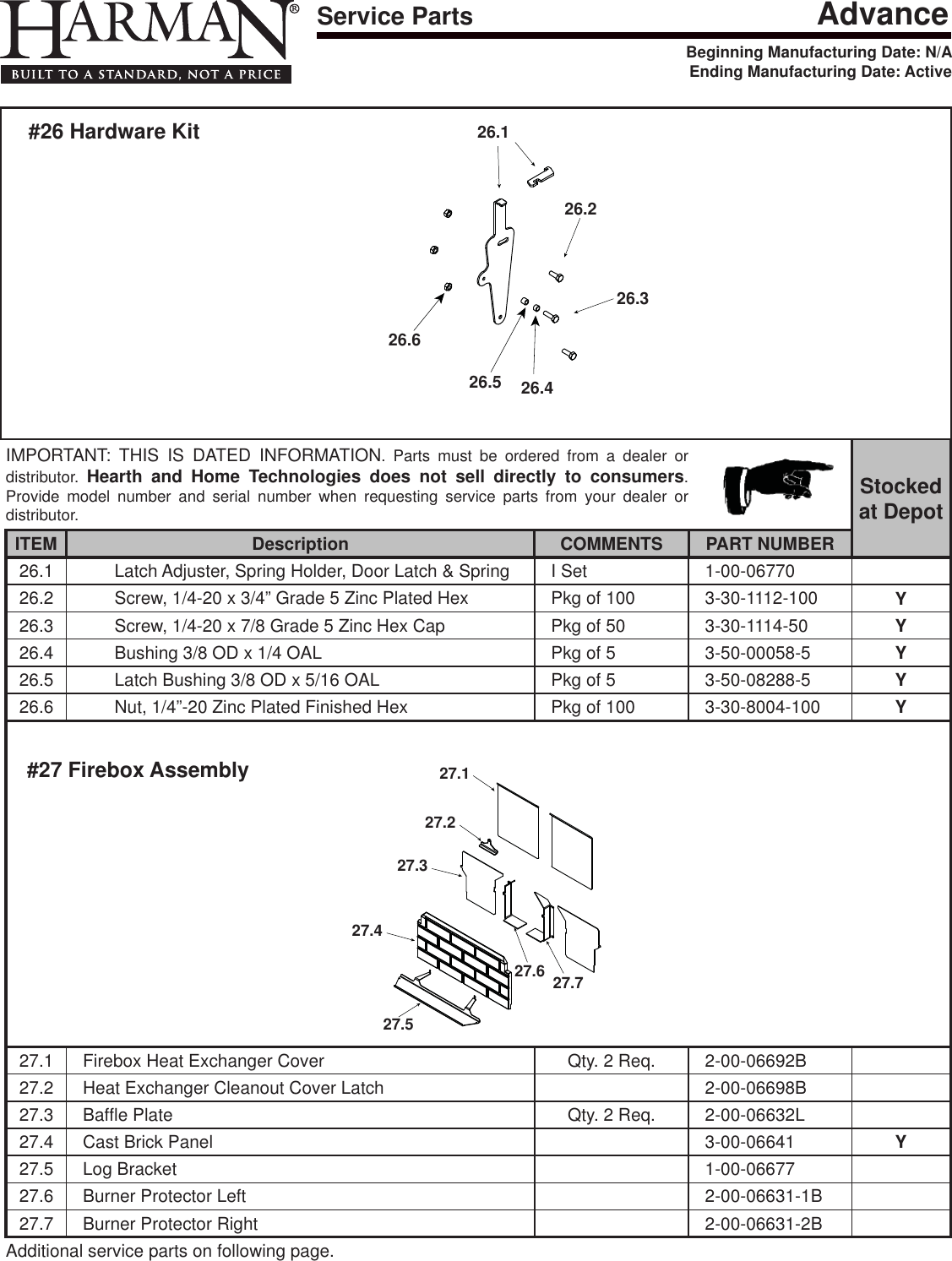 Page 6 of 7 - Harman Harman-Advance-Owner-S-Manual