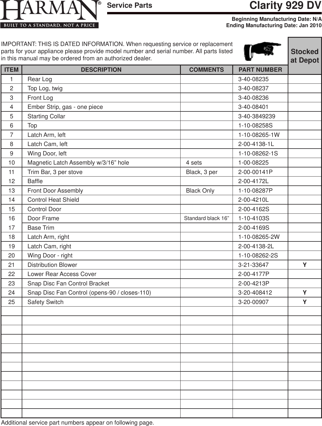 Page 2 of 4 - Harman Harman-Clarity-929-Dv-Owner-S-Manual