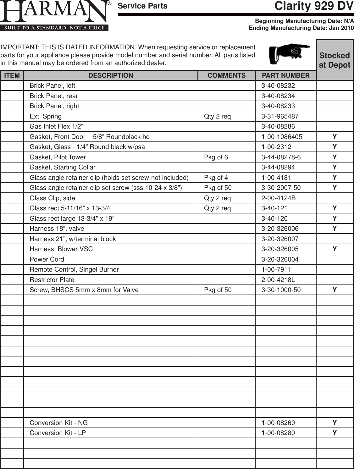 Page 4 of 4 - Harman Harman-Clarity-929-Dv-Owner-S-Manual