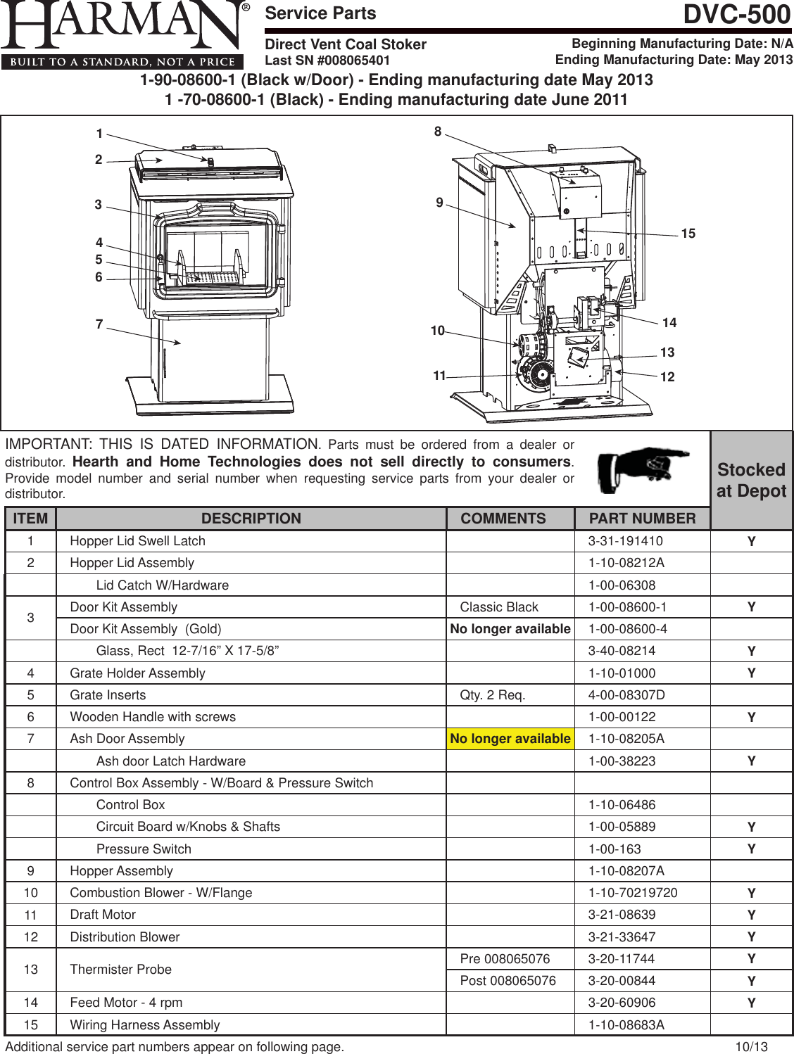 Page 1 of 3 - Harman Harman-Dvc-500-Owner-S-Manual