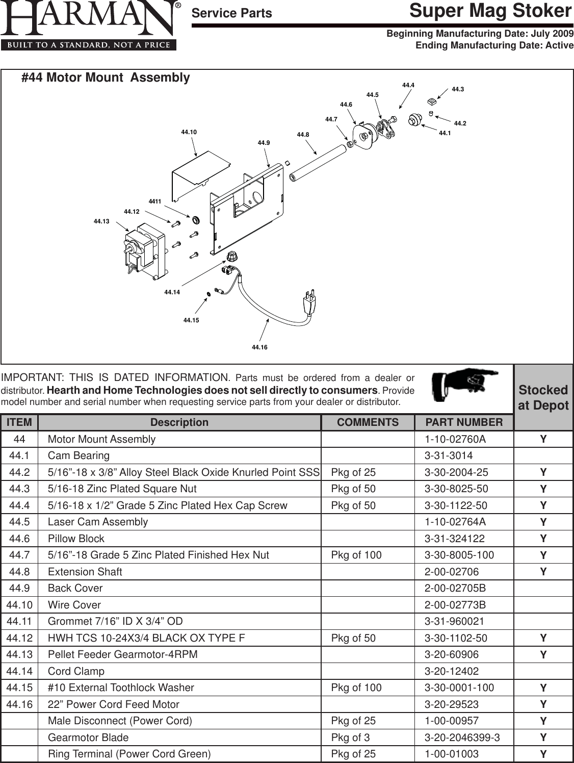 Page 5 of 5 - Harman Harman-Magnum-Stoker-Owner-S-Manual