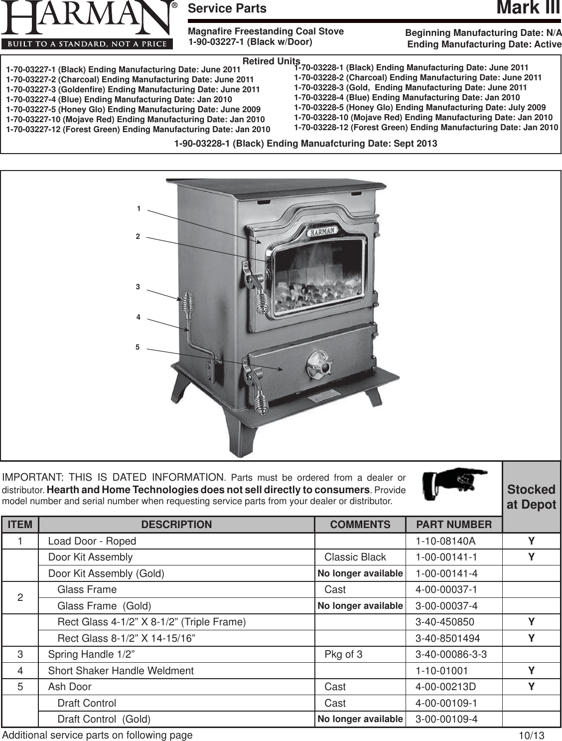 Page 1 of 2 - Harman Harman-Mark-Iii-Owner-S-Manual