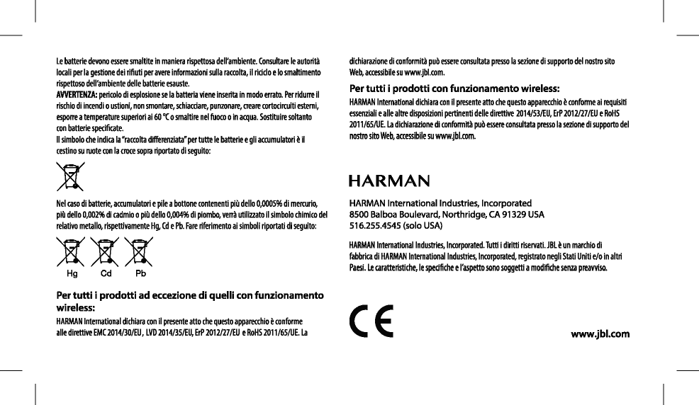 Page 33 of Harman JBLFLIP3SE PORTABLE BLUETOOTH SPEAKER User Manual 2
