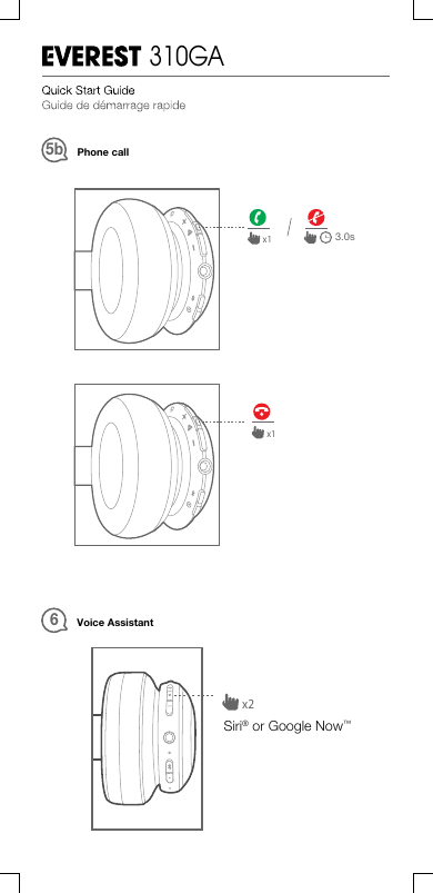 Page 10 of Harman JBLV310GA Bluetooth headset User Manual user manual