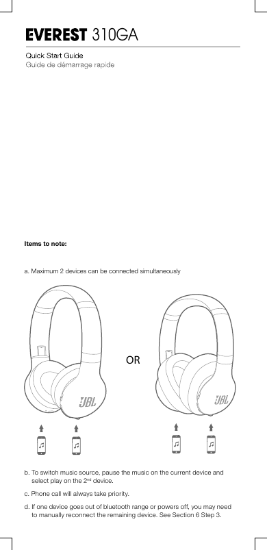 Page 13 of Harman JBLV310GA Bluetooth headset User Manual user manual