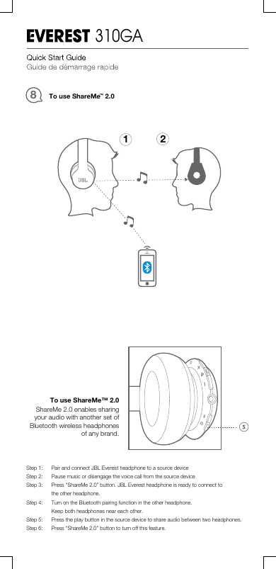 Page 15 of Harman JBLV310GA Bluetooth headset User Manual user manual