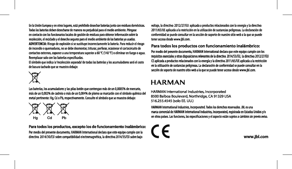 Page 18 of Harman UAFLASH Bluetooth Headset User Manual Manual Statements