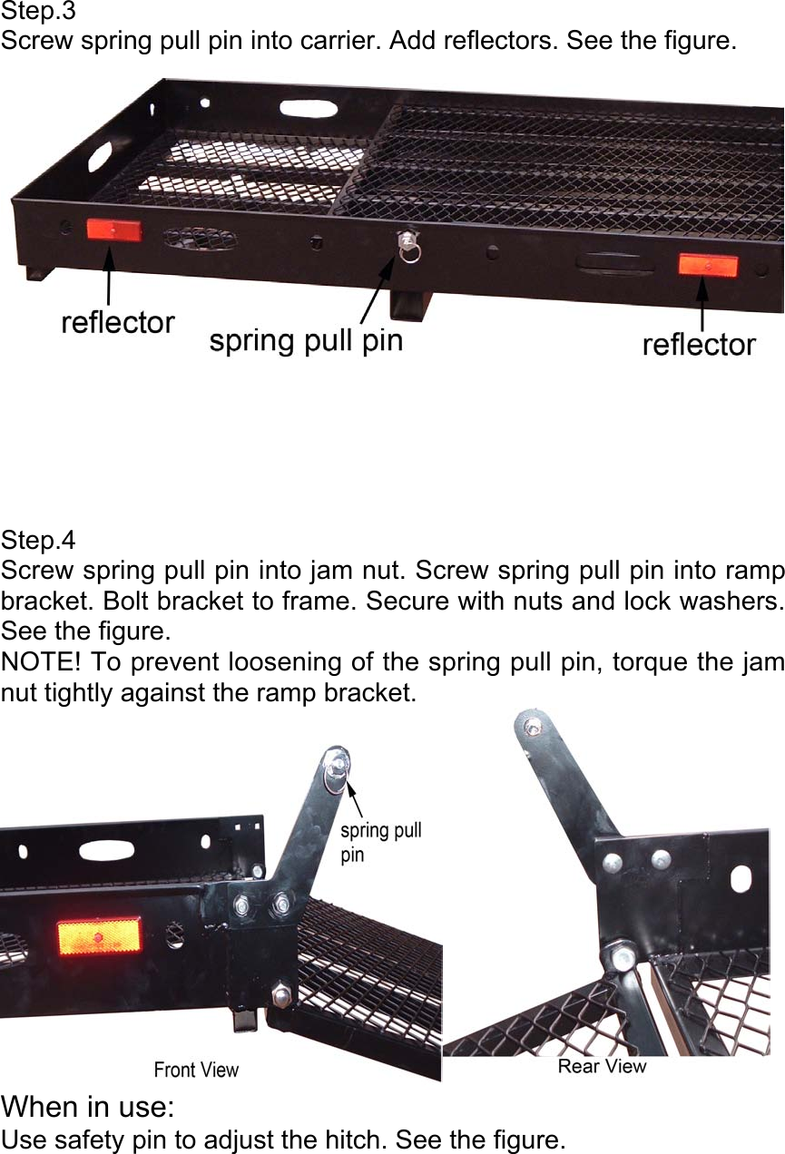 Page 4 of 10 - Harmar-Mobility Harmar-Mobility-Al001-Users-Manual-  Harmar-mobility-al001-users-manual