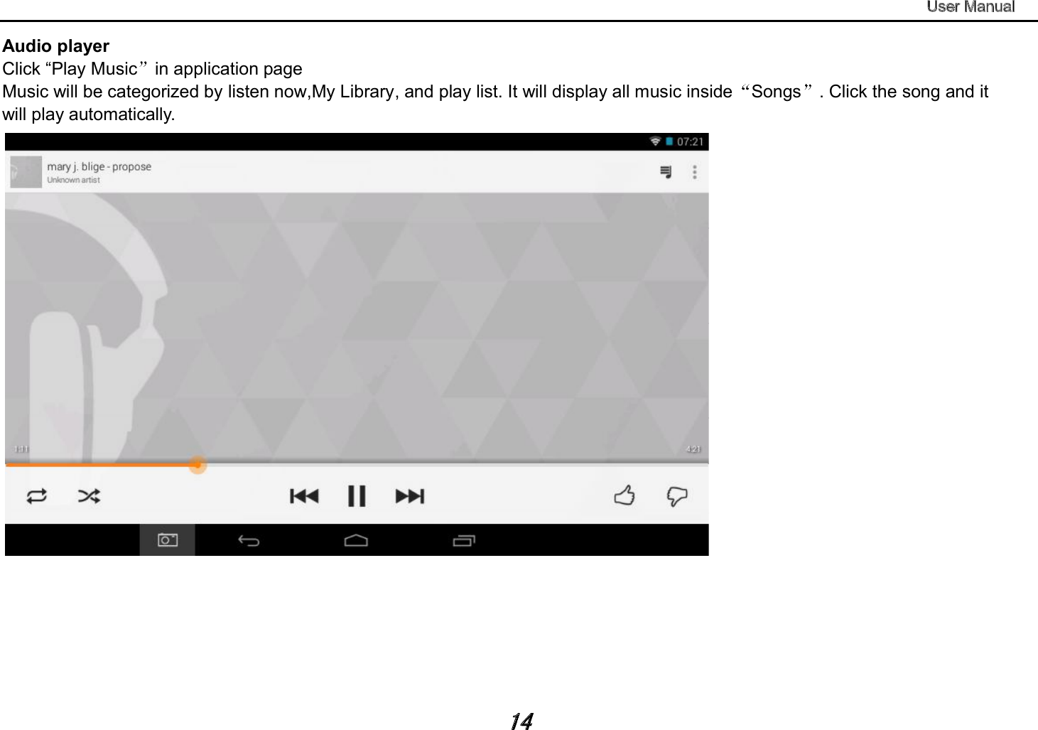    