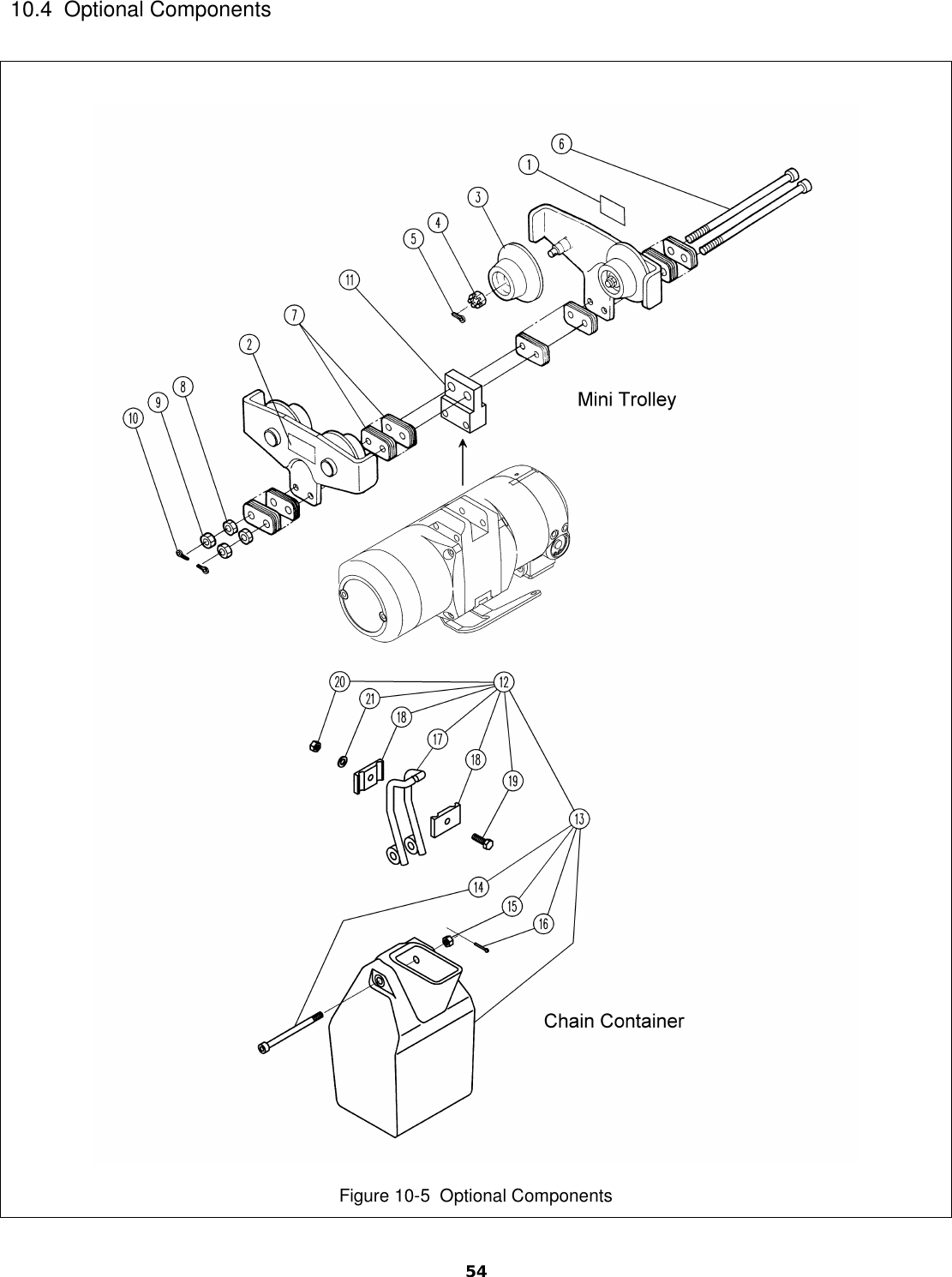 Page 10 of 11 - Harrington-Hoists Harrington-Hoists-Harrington-Hoists-Chainsaw-Sharpener-10-2-Ah250-Ah500-Main-Body-Users-Manual- Figure  Harrington-hoists-harrington-hoists-chainsaw-sharpener-10-2-ah250-ah500-main-body-users-manual