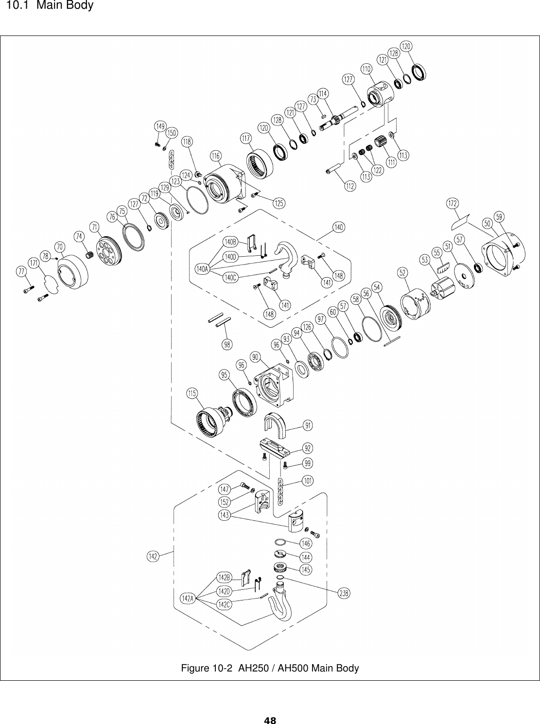 Harrington Hoists Chainsaw Sharpener 10 2 Ah250 Ah500 Main Body Users