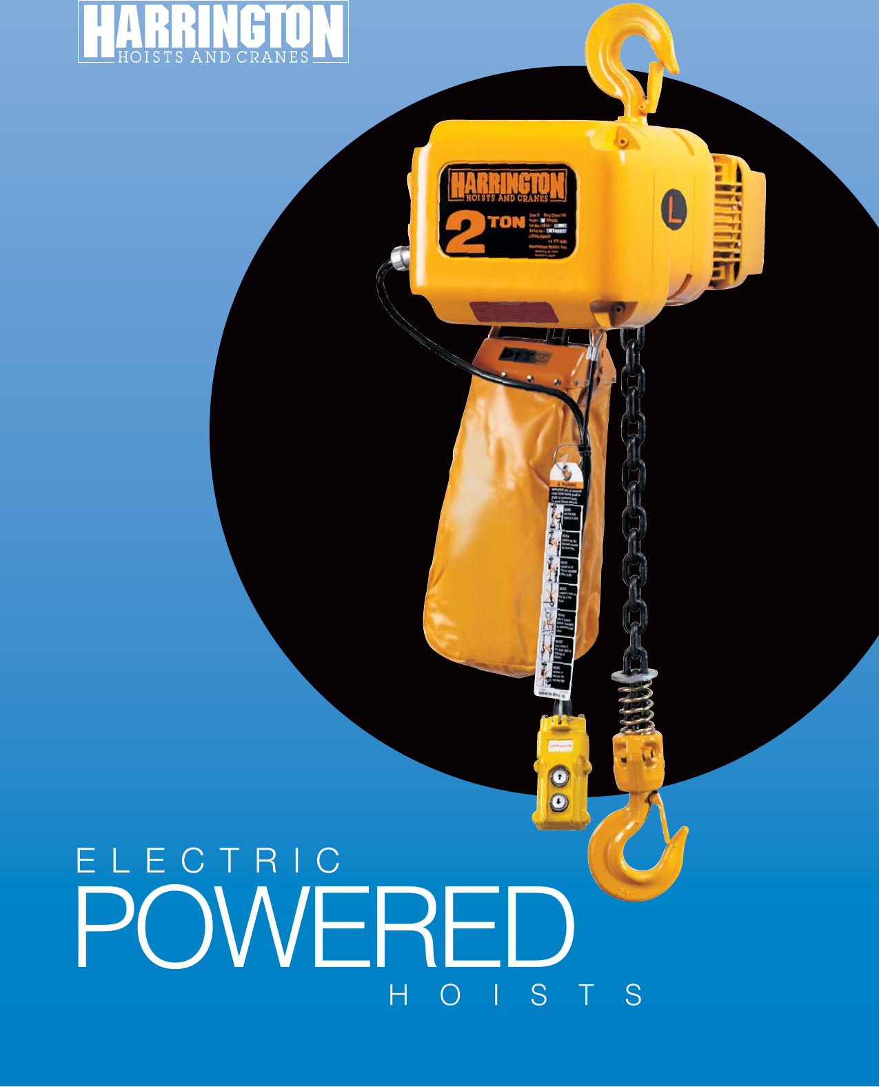 Harrington Hoists Personal Lift Er Users Manual Har8822_ElectCtlg_D5