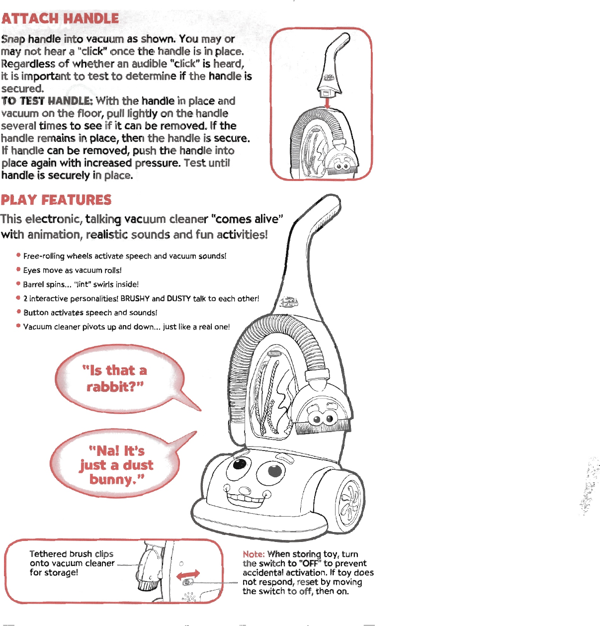 Page 2 of 4 - Hasbro Hasbro-Ages-2-Users-Manual-  Hasbro-ages-2-users-manual