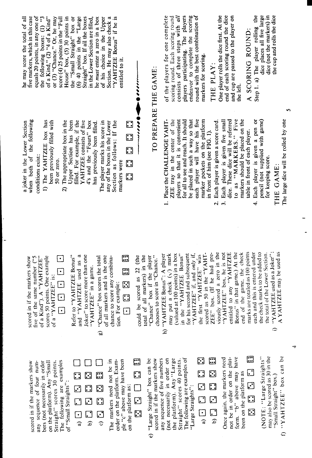 Page 3 of 7 - Hasbro Hasbro-Challenge-Yahtzee-Users-Manual-  Hasbro-challenge-yahtzee-users-manual