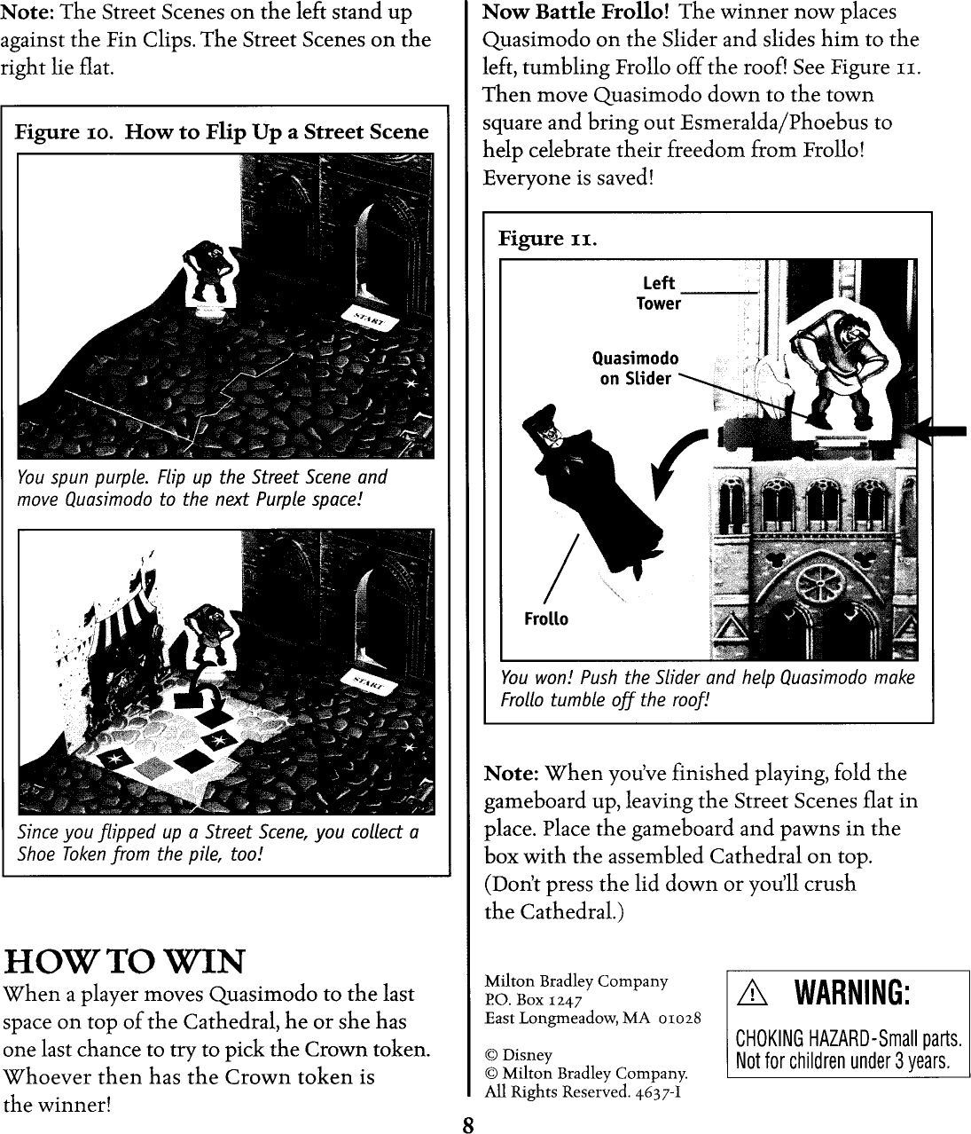 Page 8 of 8 - Hasbro Hasbro-Hunchback-Of-Notre-Dame-Users-Manual-  Hasbro-hunchback-of-notre-dame-users-manual