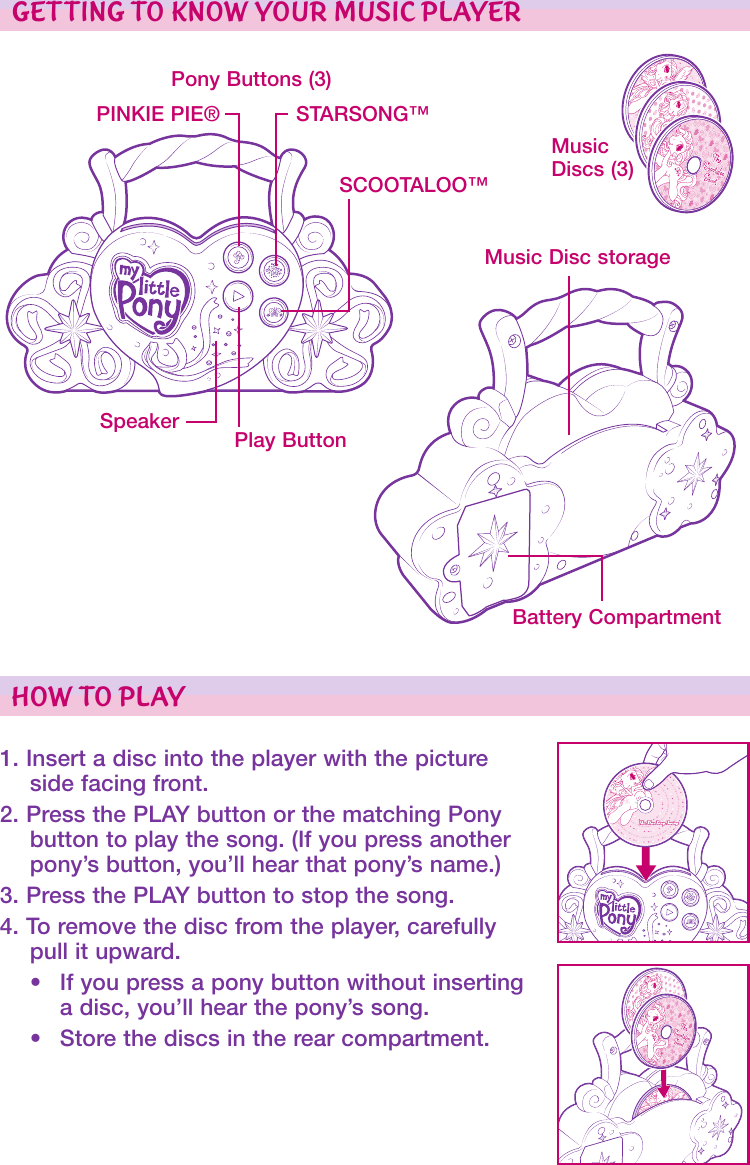 Page 2 of 4 - Hasbro Hasbro-My-Little-Pony-Ges-3-Users-Manual-  Hasbro-my-little-pony-ges-3-users-manual