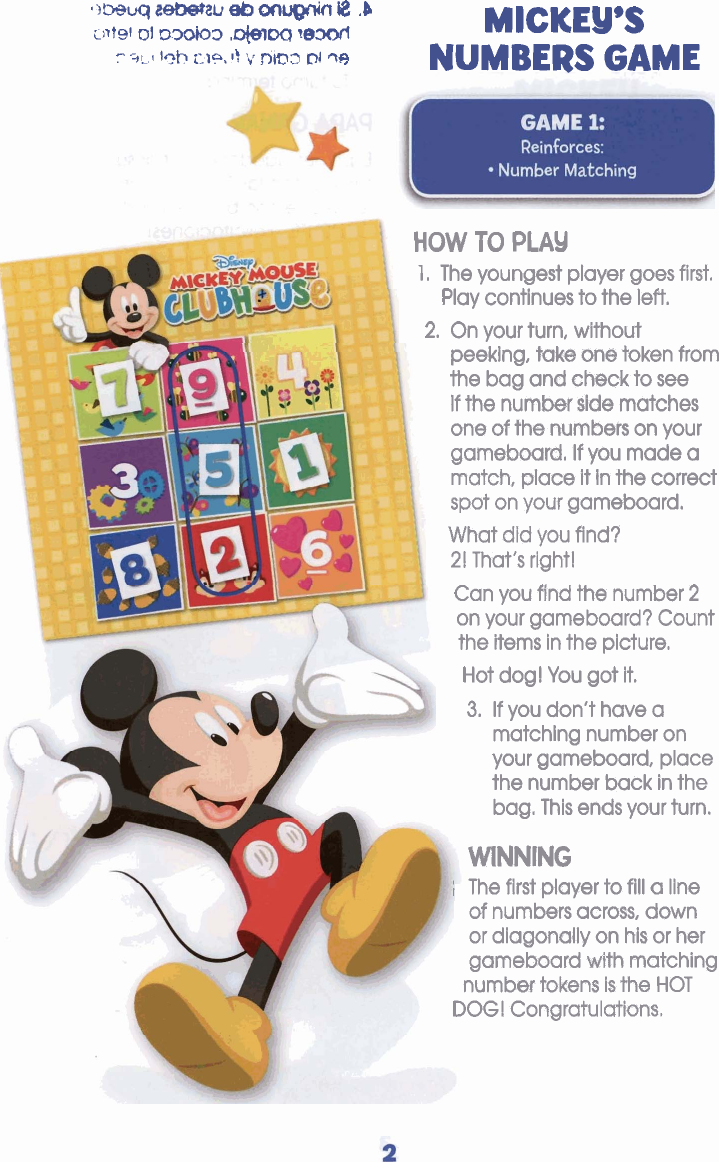 Page 2 of 4 - Hasbro Mickey Mouse Clubhouse User Manual To The 9d682d15-24c9-4d90-9d70-910b7b742151