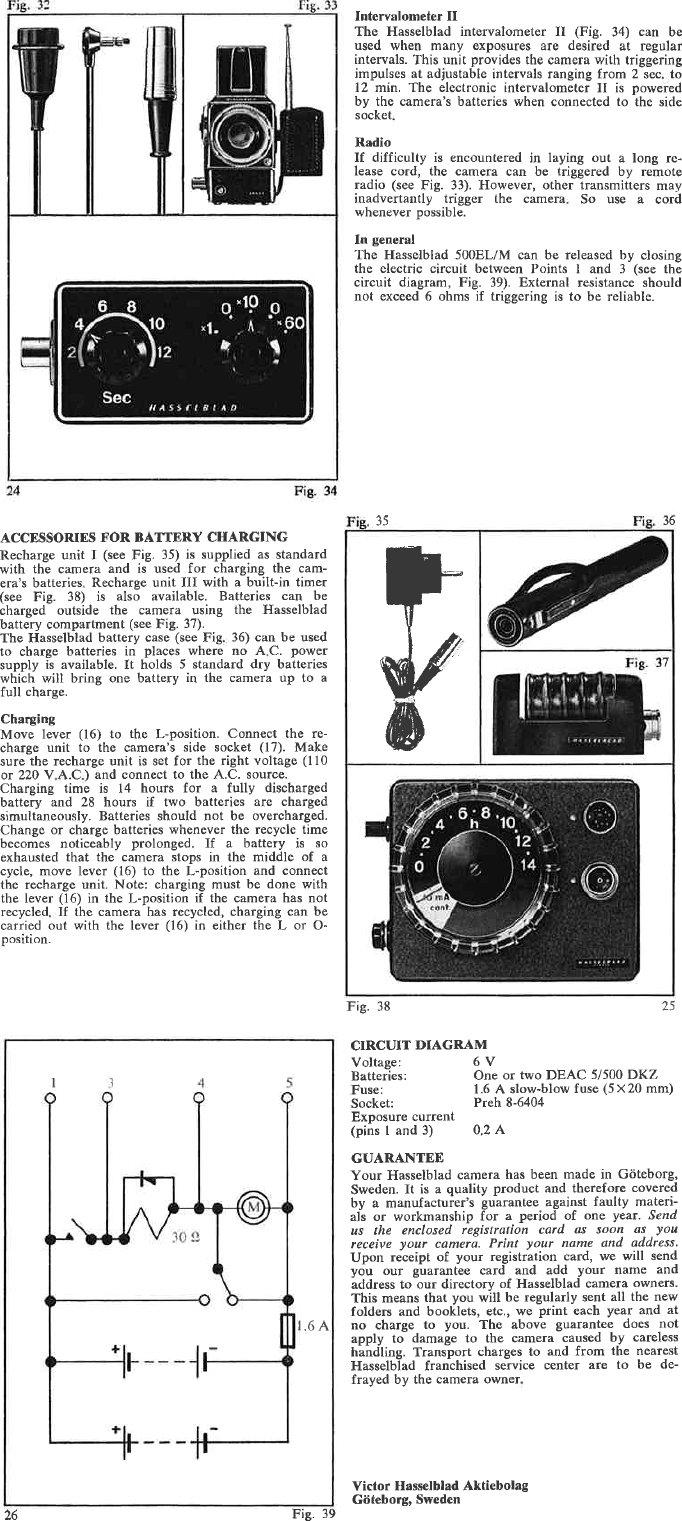 Page 9 of 9 - Hasselblad Hasselblad-500-El-M-Instruction-Manual-  Hasselblad-500-el-m-instruction-manual