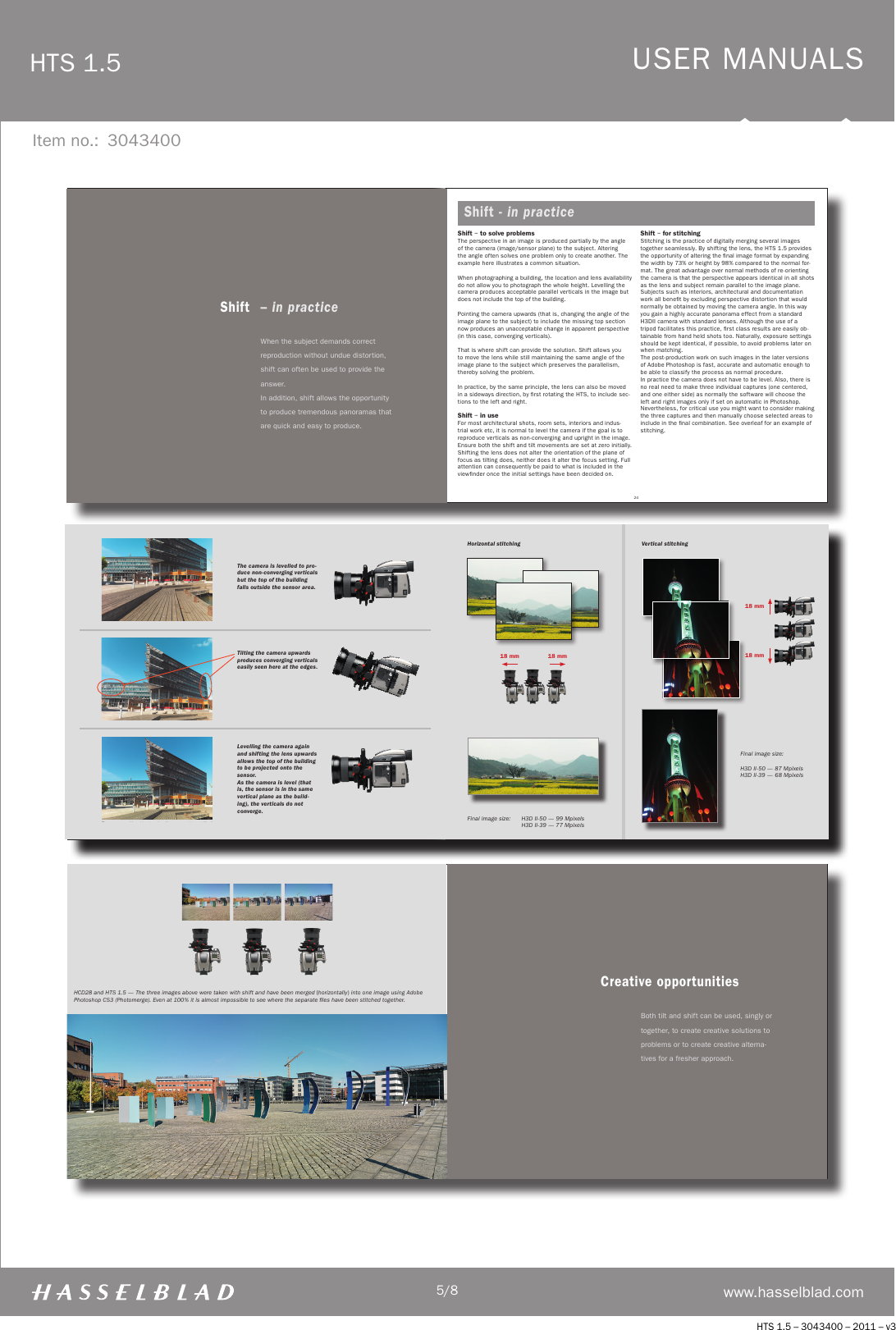Page 5 of 8 - Hasselblad Hasselblad-Hts-1-5-User-Guide-  Hasselblad-hts-1-5-user-guide