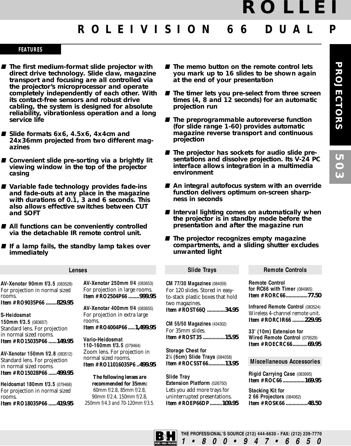 Page 5 of 7 - Hasselblad Hasselblad-Pcp-80-Users-Manual- 12. Projectors 500-506 (x)  Hasselblad-pcp-80-users-manual