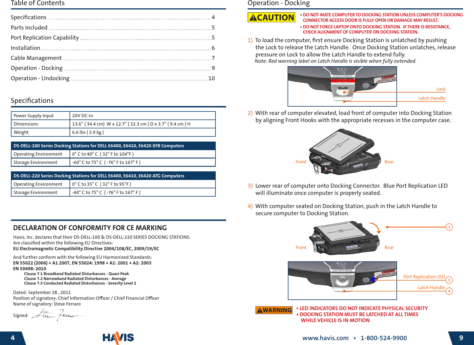 Page 9 of 12 - Havis-Shields Havis-Shields-Ds-Dell-101-Users-Manual-  Havis-shields-ds-dell-101-users-manual