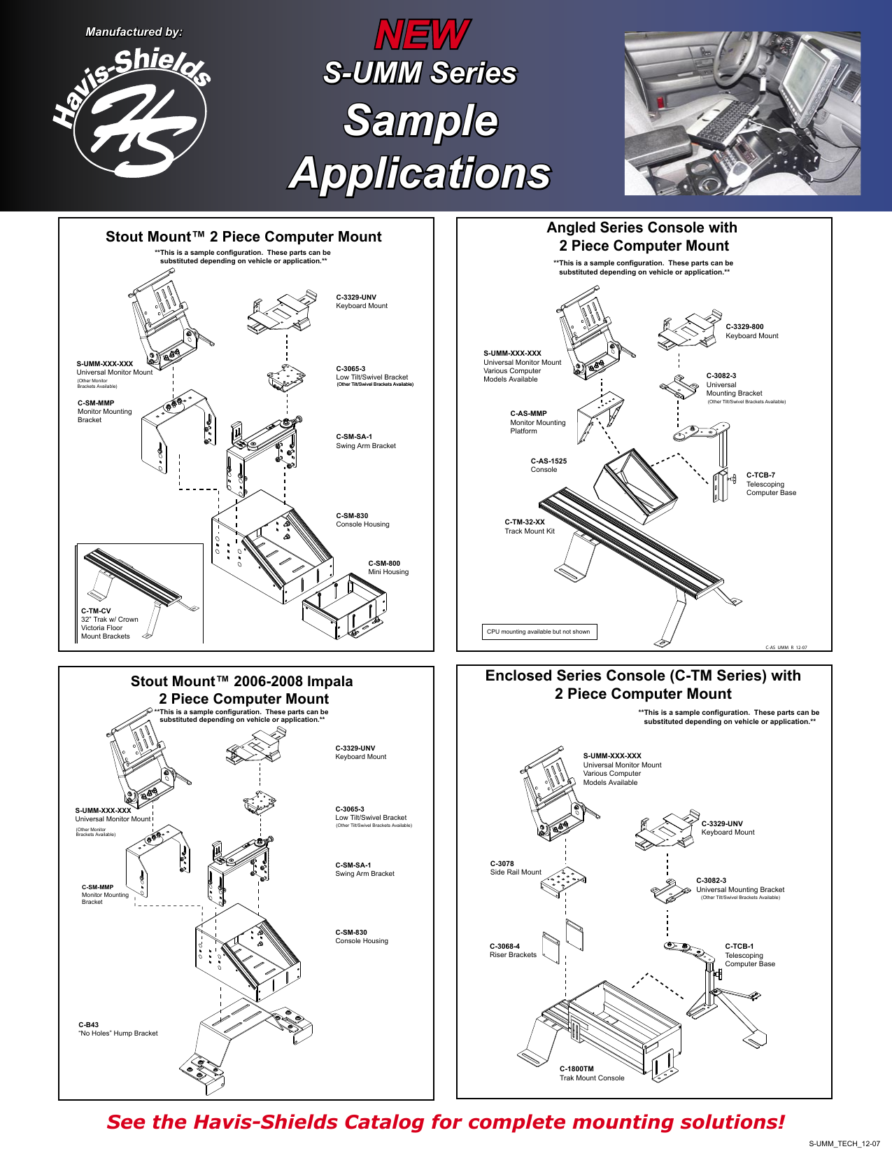 Page 2 of 2 - Havis-Shields Havis-Shields-S-Umm-Amr-Mtx-Users-Manual- S-UMM_TECH_12-07a  Havis-shields-s-umm-amr-mtx-users-manual