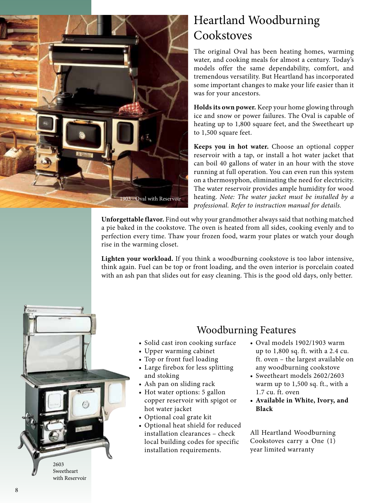 Page 8 of 12 - Heartland Heartland-Heartland-Range-Hcbmr19L-Wht-Users-Manual-  Heartland-heartland-range-hcbmr19l-wht-users-manual