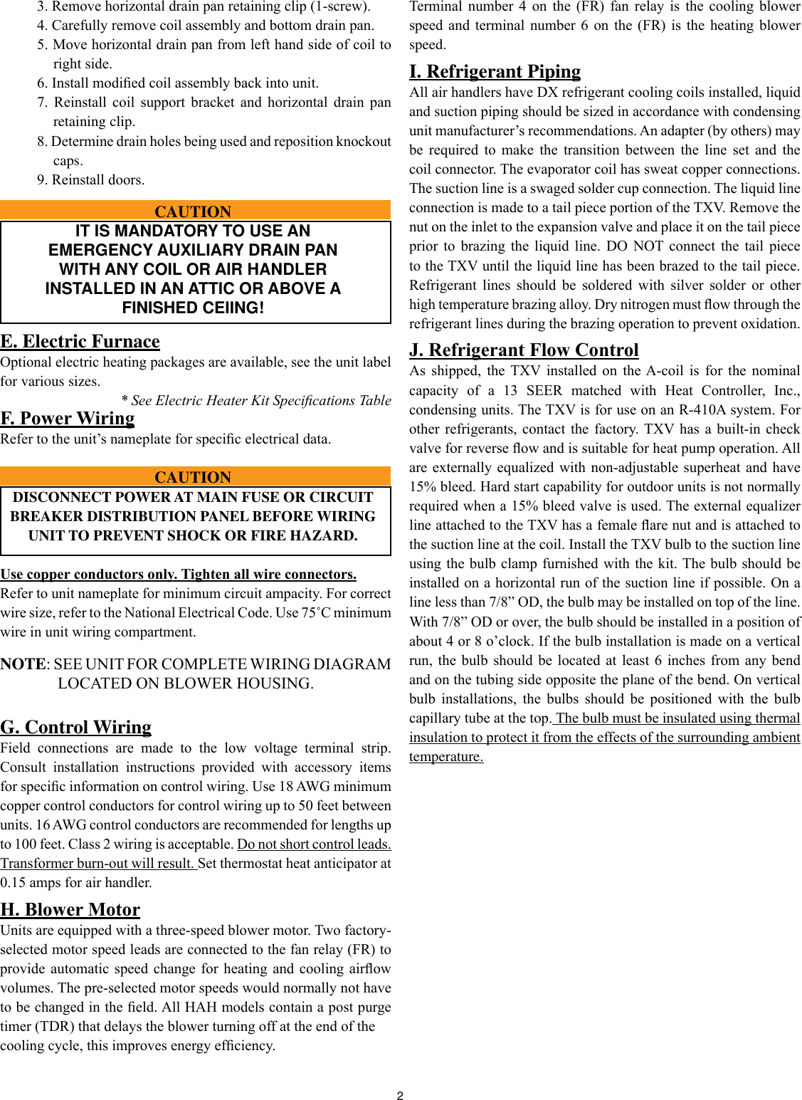 Page 3 of 7 - Heat-Controller Heat-Controller-Hag-Series-For-R-410A-Quick-Start-Guide IOM HAG 04-12-09