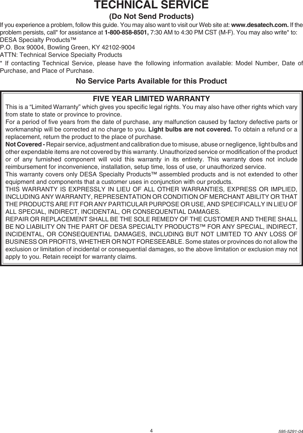 Page 4 of 8 - Heath-Zenith Heath-Zenith-Motion-Sensor-Light-Sl-7001-Users-Manual- 595-5291(rev03)  Heath-zenith-motion-sensor-light-sl-7001-users-manual