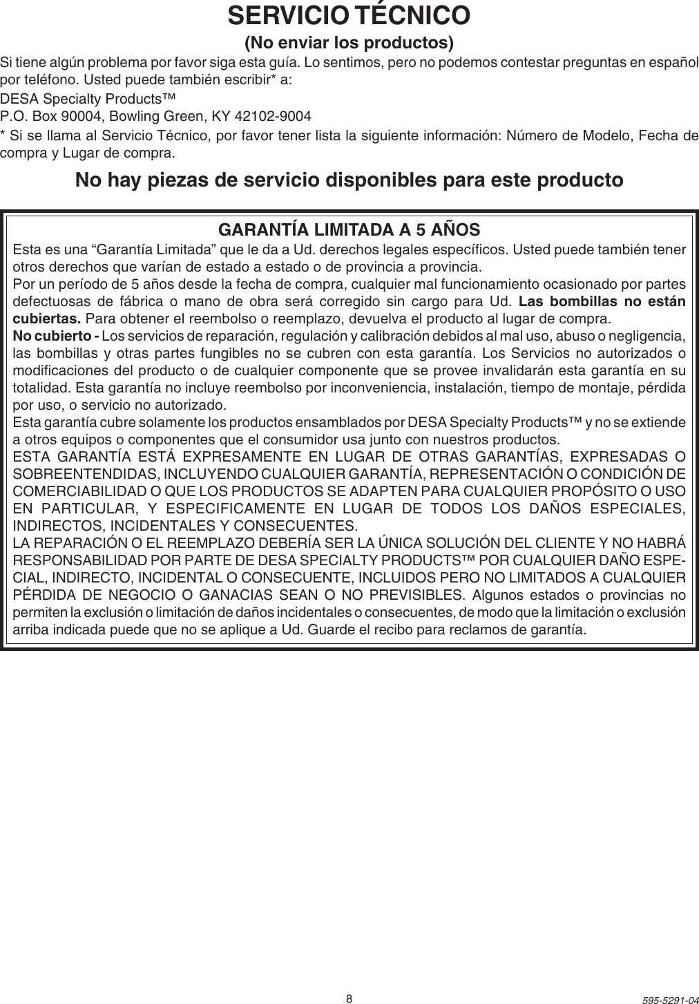 Page 8 of 8 - Heath-Zenith Heath-Zenith-Motion-Sensor-Light-Sl-7001-Users-Manual- 595-5291(rev03)  Heath-zenith-motion-sensor-light-sl-7001-users-manual