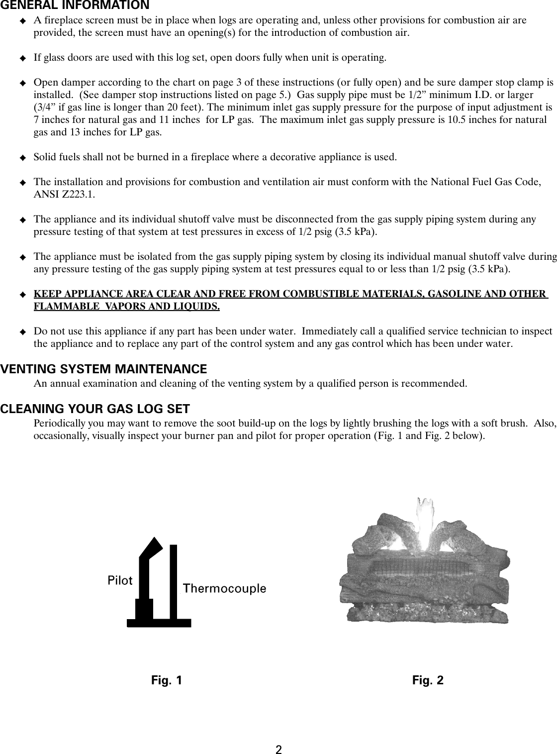 Page 2 of 11 - Heatmaster Heatmaster-Gas-Burner-Users-Manual- Hm142000  Heatmaster-gas-burner-users-manual