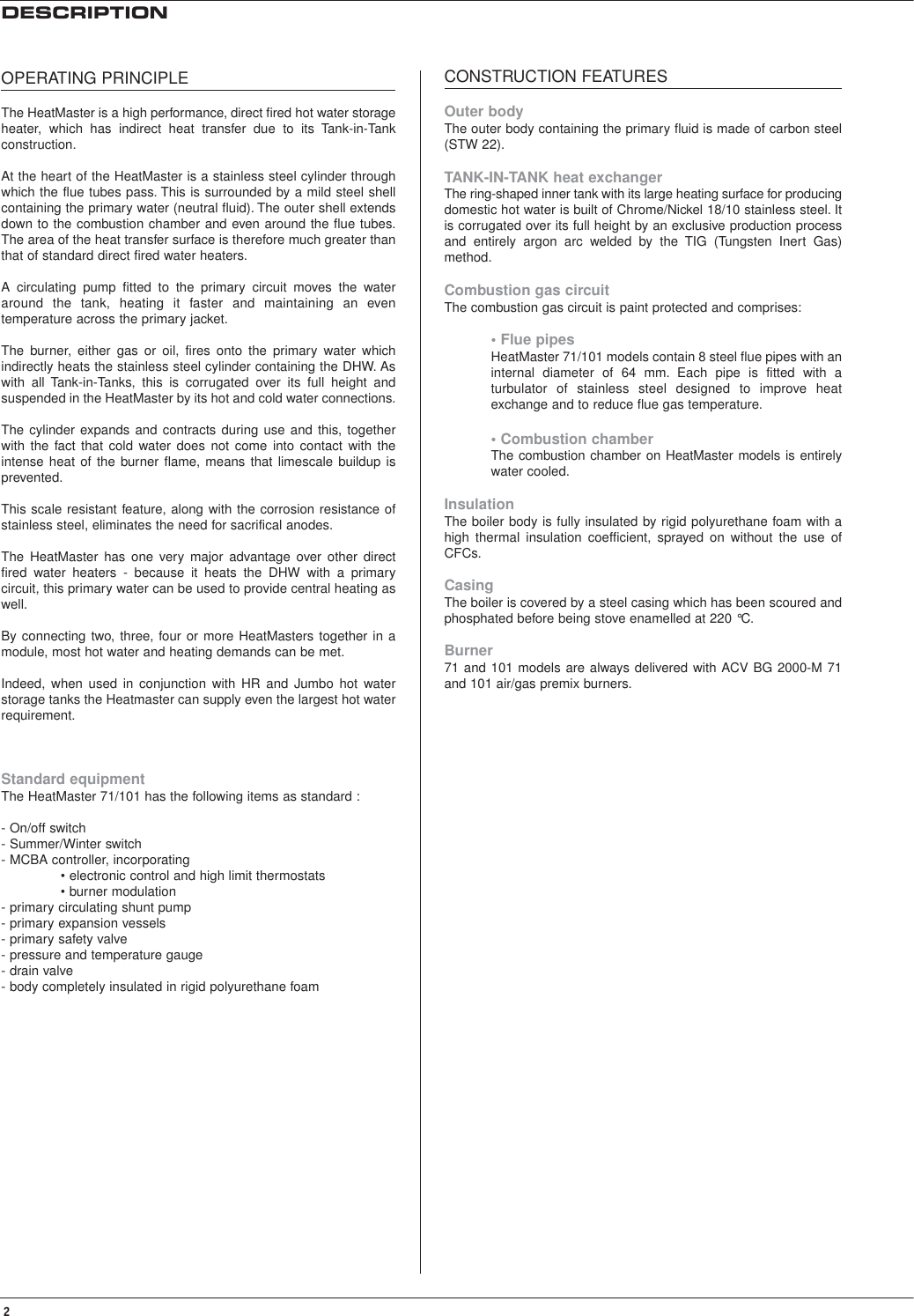 Page 3 of 6 - Heatmaster Heatmaster-Hm-101-Users-Manual- HEAT MASTER 71/101 . EN  Heatmaster-hm-101-users-manual