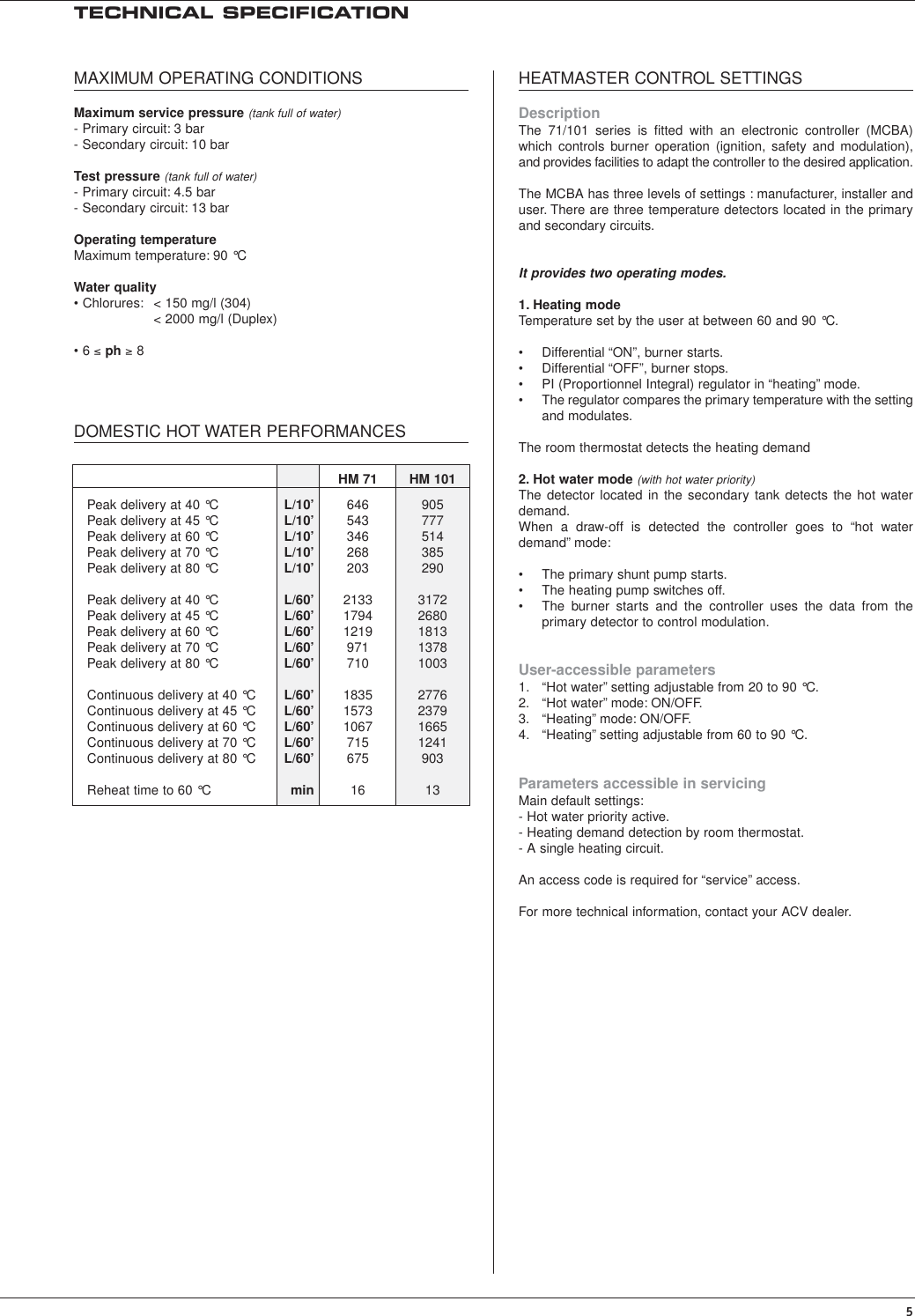 Page 6 of 6 - Heatmaster Heatmaster-Hm-101-Users-Manual- HEAT MASTER 71/101 . EN  Heatmaster-hm-101-users-manual
