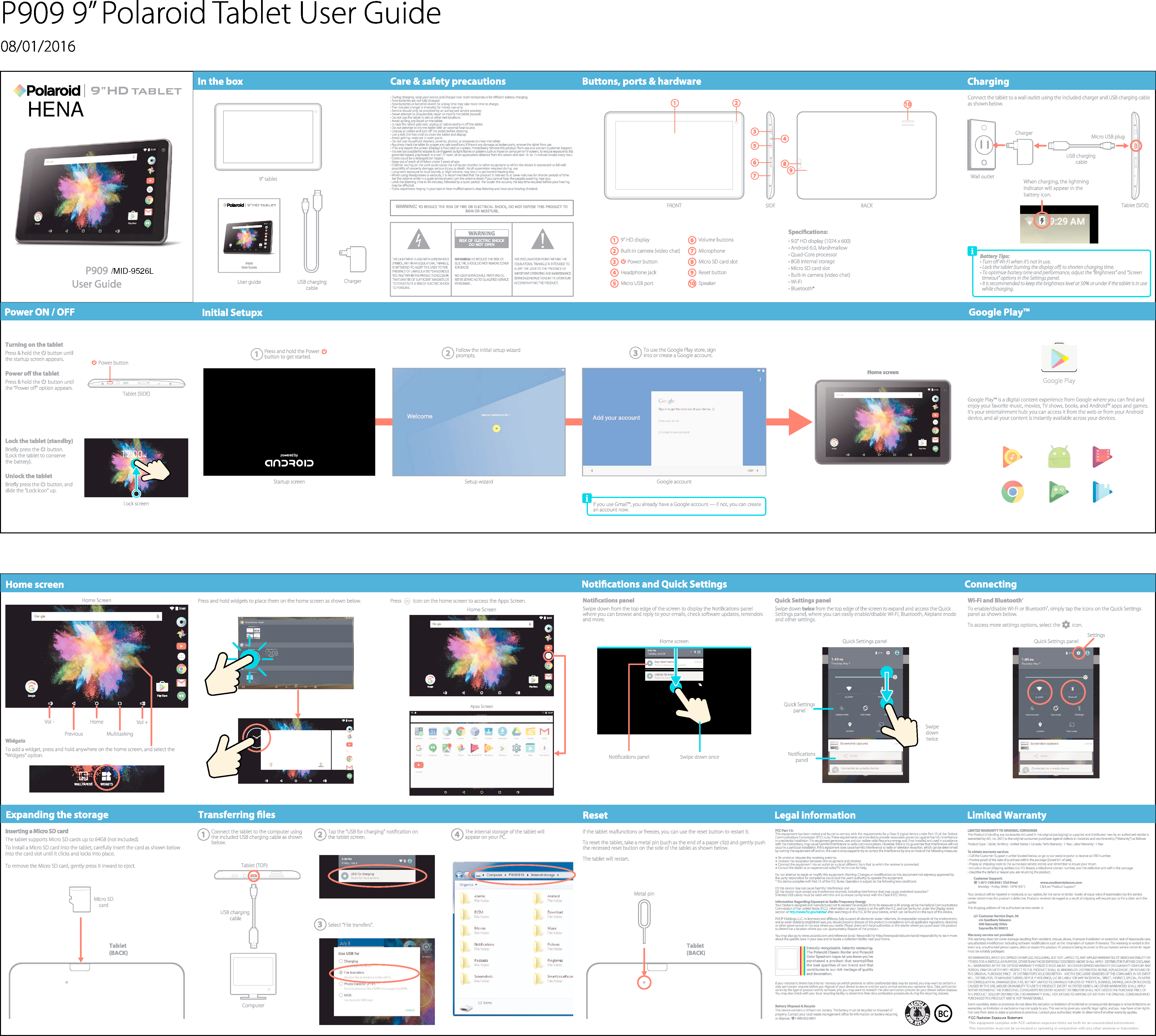 This transmitter must not be co-located or operating in conjunction with any other antenna or transmitter.HENA/MID-9526LFCC Radiation Exposure Statement:  This equipment complies with FCC radiation exposure limits set forth for an uncontrolled environment . This transmitter must not be co-located or operating in conjunction with any other antenna or transmitter.